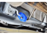 The CorkSport exhaust hanger can be used on the downpipe, mid-pipes, and the axle-back exhaust sections.