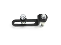 Inline ball joints with a custom bracket allow ball joints to slide up and down.