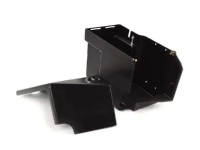 The 51r battery is secured with a singe aluminum bracket and integrated mounting