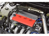 Installed Engine Cover is laser cut from 5052 aluminum sheet for a perfect fit.