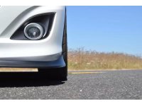 Gen 2 Mazdaspeed 3 front lip with matte black coating.