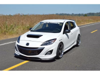 The CorkSport Mazdaspeed 3 front lip is a completely unique design.