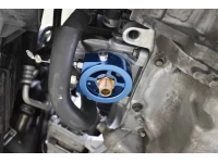 Mazda gauge adapter installed.