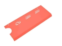 The CorkSport Engine Cover is available in black or red.