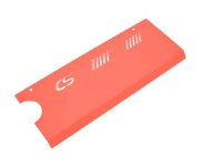 The CorkSport Engine Cover is available in black or red.