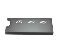 Our MS3 engine cover is texture power coated for long-lasting durability.