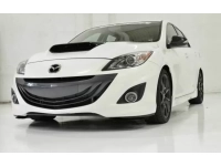 A front view of CorkSport's Mazdaspeed3 hood scoop for 2010-2013 models. Looking good!
