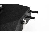 Black textured powdercoat finish for a great looks and durability. f.	Coolant-Reservoir-Mazda-3