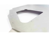 The skidtray components are laser cut and precision formed 0.090” thick aluminum.