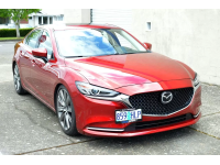 2018 and newer Mazda 6 front with license plate relocation