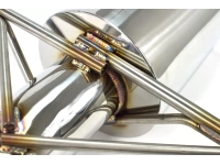 Stainless steel construction ensures an exhaust that will last a lifetime.