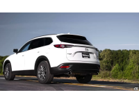 Exhaust tips were extended and increased in size to fill out the bumper cutouts and give a clean look.