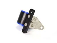 Description: Large polyurethane pucks minimize engine movement.