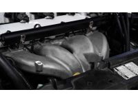The intake manifold is manufactured from A356-T6 aluminum and post machined for OE fitment.