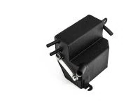 An internal baffling system ensures no air bubbles enter the cooling system under hard driving.