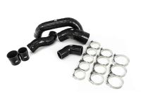 Stainless T-bolt clamps are included to minimize the chance for boost leaks.