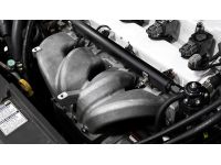 34mm injector fitment keep the fuel low in the engine bay