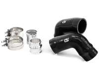 4-ply silicone and your color choice of T-bolt clamps