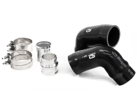 4-ply silicone and your color choice of T-bolt clamps