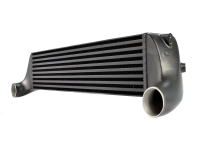 Cast endtanks and think runners provide a durable and high performance intercooler system