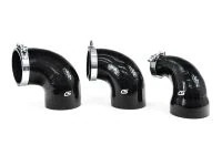 Billet MAF housing with air straighteners ensures accurate airflow readings.