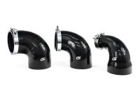 Billet MAF housing with air straighteners ensures accurate airflow readings.