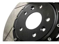 Two-piece 13”stotted rotors provide added stopping power to your Mazda 3 turbo.