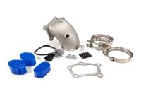 A cast stainless steel bellmouth ensures a smooth transition out of your Mazdaspeed3 turbo.
