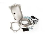 A cast 304 stainless steel bellmouth provides a smooth and high flowing transition from your turbo to your Mazdaspeed downpipe.