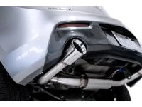 Huge 4.4inch (112mm) tips fill the bumper cutouts.