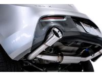 Huge 4.4inch (112mm) tips fill the bumper cutouts.