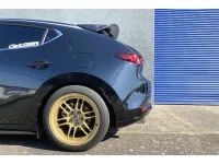 Clean and aggressive defines the CorkSport 80mm CBE on Mazda 3 2021 Hatchback