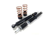 5K front and 7K rear springs provide a sporty ride without being too harsh.