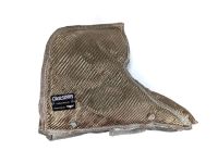 Reduce boost air temps by keeping the heat within the exhaust manifold and away from the compressor and top mount intercooler.