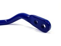 Close up of Blue Rear Sway Bar
