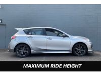 Mazdaspeed max ride height for Coilovers.