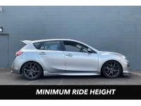 Mazdaspeed minimum ride height for Coilovers.