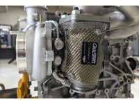 Designed to handle the heat keeping the heat in the turbo and away from heat sensitive components.