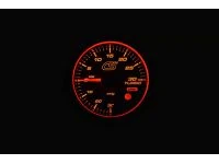 The CorkSport Mazdaspeed boost gauge has a 270 degree sweep stepper motor needle.