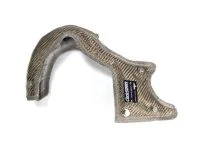 Reduce boost air temps by keeping the heat within the exhaust housing and away from the compressor and top mount intercooler.