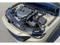 CAD designed to fit snug in the engine bay without permanent modifications needed on a Mazda CX-50.