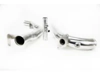 Thick walled aluminum piping is used for the charge air plumbing