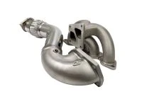 Cast stainless steel is used for its strength and durability