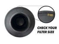 Check bottom of your filter to confirm needed size