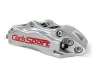 Clean & bright silver with a red inlay