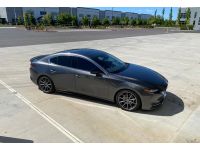 Mazda 3 view of the rear sedan spoiler