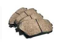 Performance replacement brake pads for the Mazda 3 and Mazda 3 Turbo