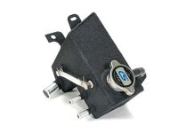 he CS coolant tank retains factory mounting and hoses