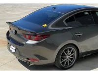View of Mazda 3 CorkSport Carbon Fiber Spoiler