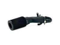 Mandrel bent aluminum pipe & custom silicone ensures smooth airflow.